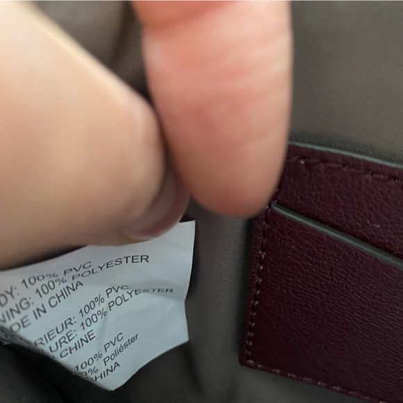 Anne Klein Burgundy Crossbody Bag - Picture 7 of 7